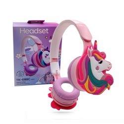 Moxom Unicorn Wireless Headphones TK-688C Pink Moxom Unicorn Wireless Headphones TK-688C Pink